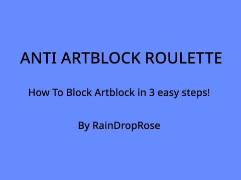 Anti Artblock Roulette
