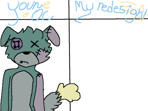 I'll redesign your OC!  remix