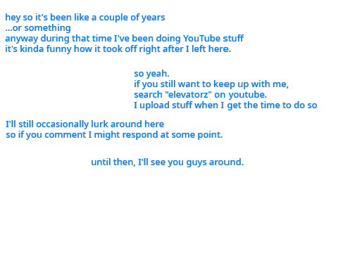 departing words