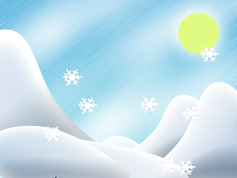 snow animation (coded)