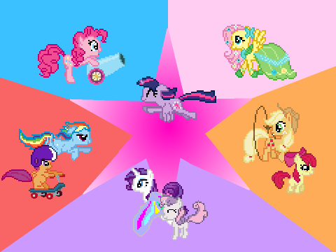 MLP Mane Six Gifs