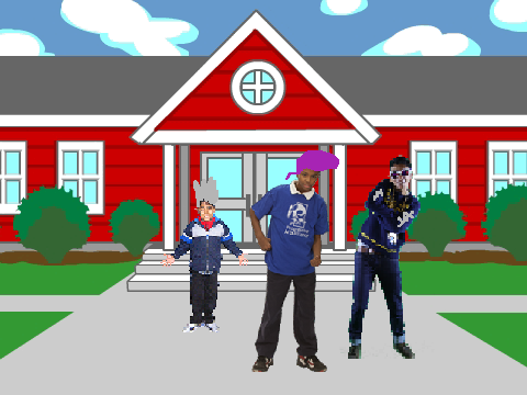 Jojo's Bizarre Adventure Part 4 Intro but everything is made using only scratch sprites