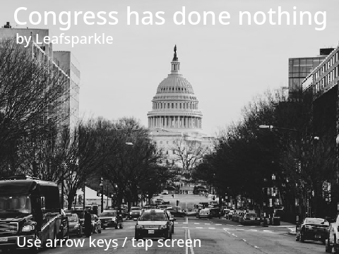 Congress has done nothing