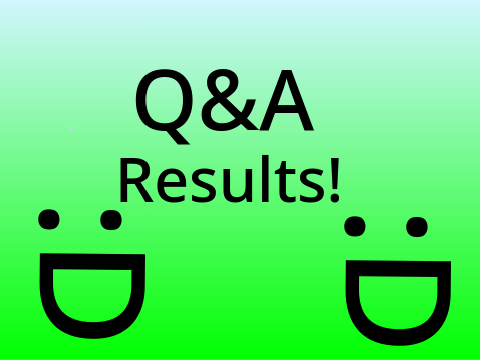 Q&A Results!