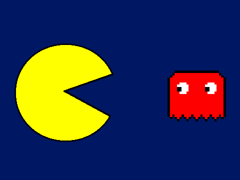 Pac-Man vs. Blinky