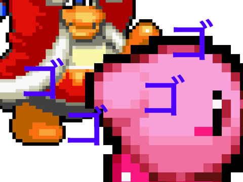 7 Page Muda but Kirby does it // Sprite Animation