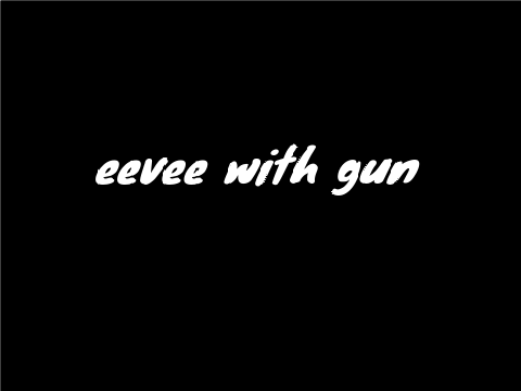 eevee with gun