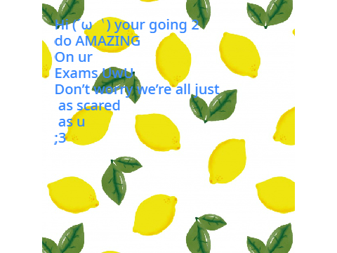  good luck in exams troops (￣^￣)ゞ, lemon boi remix