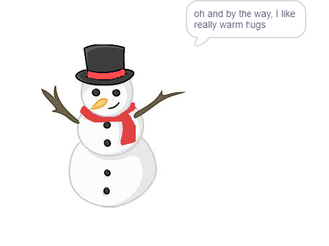 Eddy the snowman