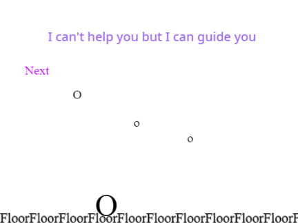text platformer.