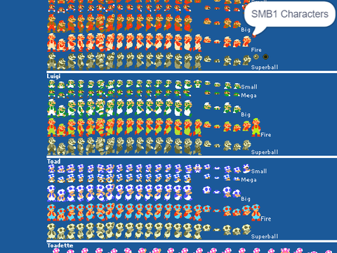 Super Mario Maker 2 Sprites