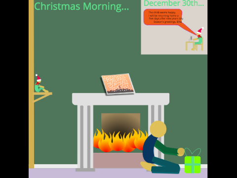 The life of an elf on the shelf