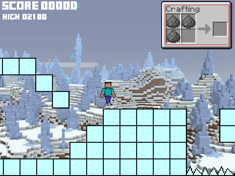 Minecraft Platformer 3 ✪✪✪✪✪ Games with Earth Air Fire Ice Music animations  remix