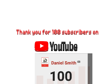 Thank you for 100 subscribers!
