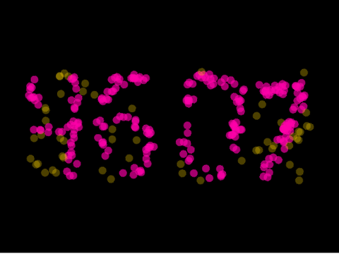 Moving dot timer