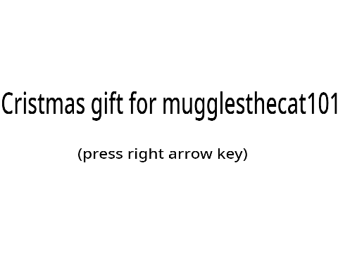 christmas gift for mugglesthecat101
