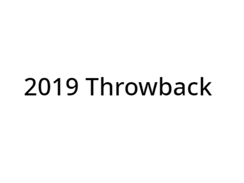 2019 throwback