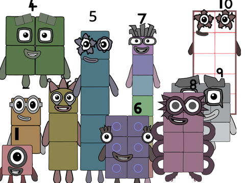 Elderly Numberblocks remix-2