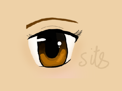 My first anime eye!