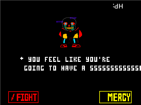  ERRORTALE ERROR!SANS BOSS FIGHT