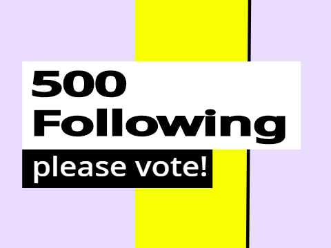 500 Following Project [CLOSED]