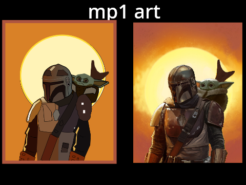 baby yoda art
