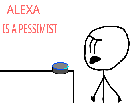 ALEXA IS A PESSIMIST