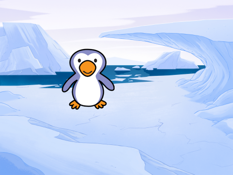penguin talking