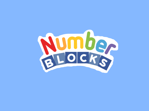 Numberblocks Intro but they collapse when touching the ground