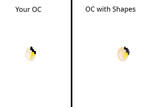 Give me your OC and I'll make it out of shapes! remix remix