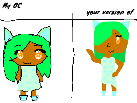 Redraw my Oc! remix
