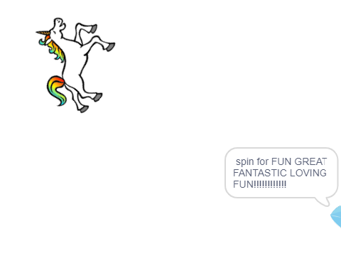magical unicorn :D And diamond