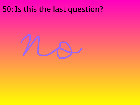 50 random questions remix