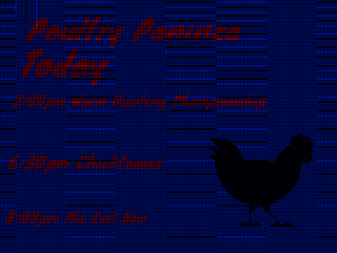 Poultry Paninza;P R E D A T O R W A R N I N G 
