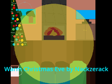 Warm Christmas Eve, Pixel art by Nackzerack
