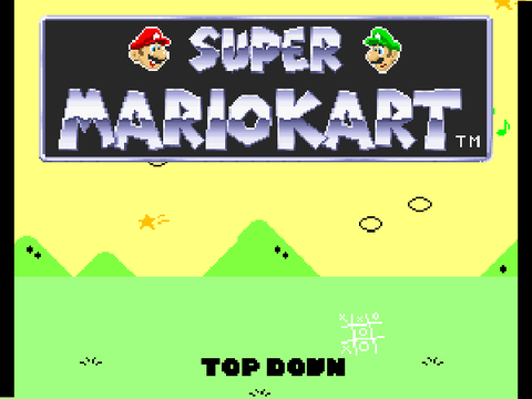 Super Mario Kart (Top Down) UNFINISHED.