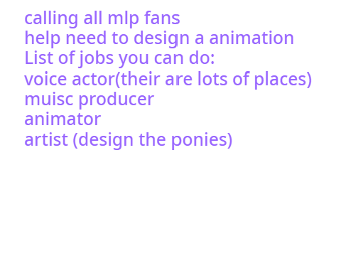 calling mlp fans