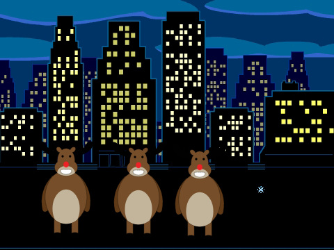 it's christmas time in the city