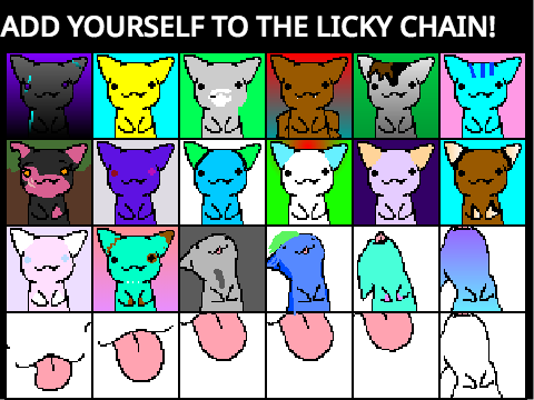 Add Yourself to the Licky Chain!  remix remix remix remix