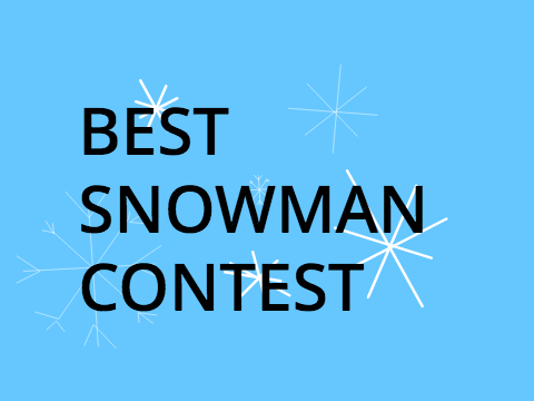 Best Snowman Contest ///70 followers contest///