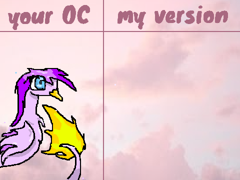     I'll redraw your OC as a human! remix