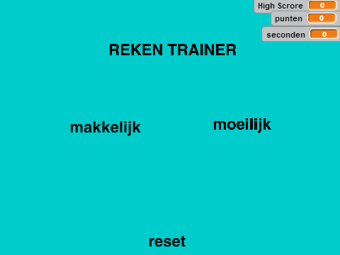 Reken Trainer Versie 1.5 DUTCH