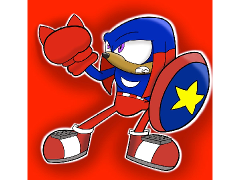Me As Captain America! (AKA Captain Emerald)