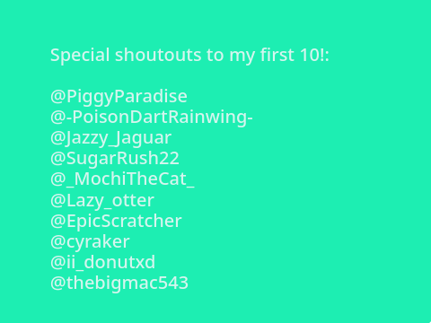 100 FOLLOWERS!?