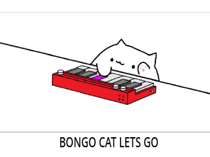 bongo cat LET'S GO meme