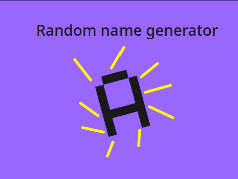 Random name generator