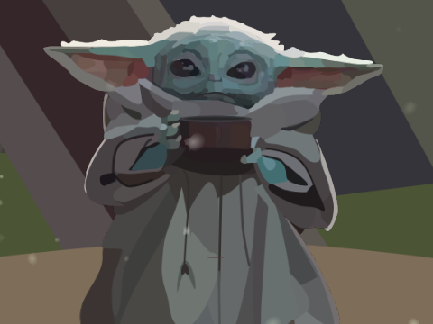 The Child (Baby Yoda) Blockshade remix