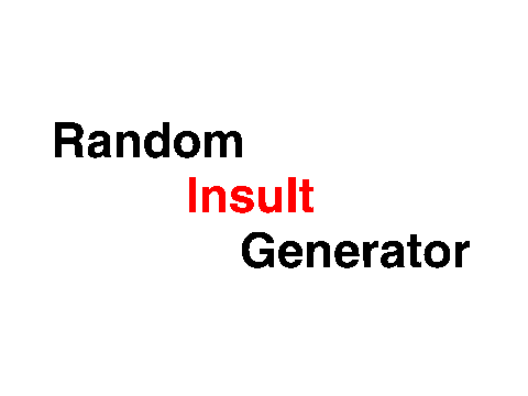 Random Insult Generator