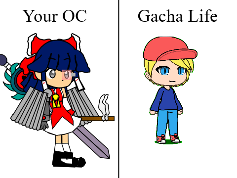 Give me your OC and I'll Gacha Life-ify it. remix