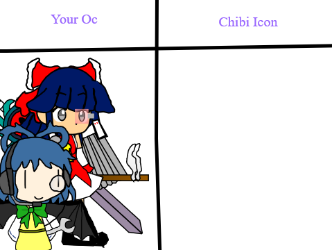 Remix and I'll make you a OC Chibi Icon remix